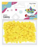 Titanum Cekiny Titanum Craft-Fun Series okrągłe żółte 14g (LO60)
