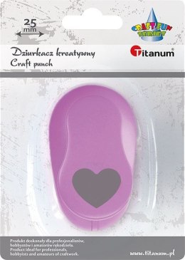 Titanum Dziurkacz ozdobny Craft-Fun Series 25mm serce Titanum (T-8810-5F)