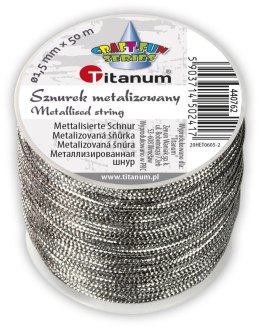 Titanum Sznurek Titanum Craft-Fun Series srebrny 50m (20HET0605-)