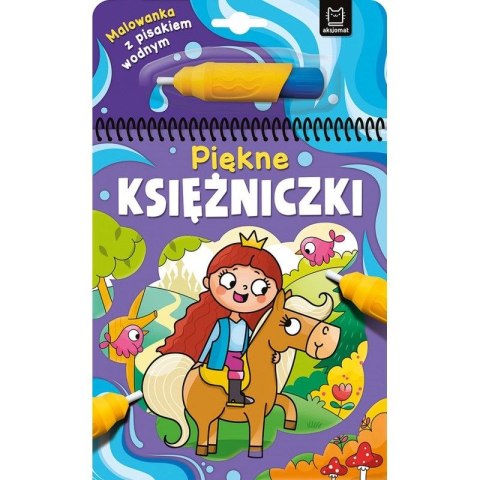 Aksjomat Książeczka edukacyjna Aksjomat Malowanka z pisakiem wodnym. Piękne księżniczki