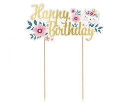 Godan Dekoracja na tort Kotek - Happy Birthday, 15x19cm Godan (RV-DTKH)