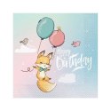 Godan Serwetki Godan Kolekcja Happy Birthday - Lisek, certyfikat FSC mix papier [mm:] 330x330 (PG-SHL2)