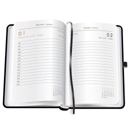 Interdruk Kalendarz książkowy (terminarz) 5902277338044 Interdruk MAT+UV A5/384 A5 (Black)