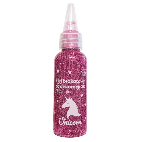 Interdruk Klej artystyczny Interdruk UNICORN brokatowy 3D 5902277337092 50ml (50ml)