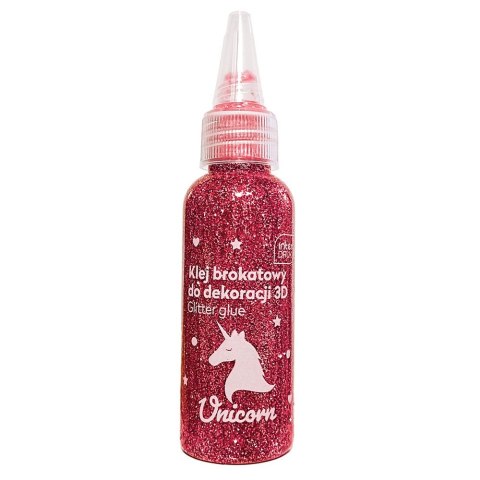 Interdruk Klej artystyczny Interdruk UNICORN brokatowy 3D 5902277337092 50ml (50ml)