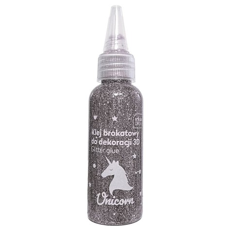 Interdruk Klej artystyczny Interdruk UNICORN brokatowy 3D 5902277337092 50ml (50ml)