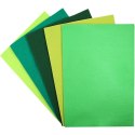 Titanum Filc Titanum Craft-Fun Series tonacja zielona kolor: mix 10 ark. [mm:] 210x297 (345158)