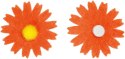 Titanum Ozdoba filcowa Titanum Craft-Fun Series kwiaty samoprzylepna (7534C)