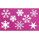 Titanum Szablon Craft-Fun Series Boże Narodzenie - płatki śniegu Titanum (DIY18-47)