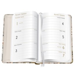 Interdruk Kalendarz książkowy (terminarz) 5902277338143 Interdruk Metalic B6/192 B6 (ROSE)