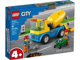 Lego Klocki konstrukcyjne Lego City Ciężarówka z betoniarką (60325)