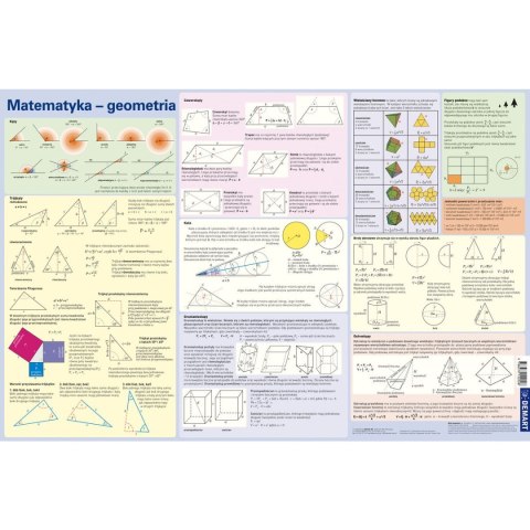 Demart Podkład na biurko GEOMETRIA mix gumowany plastik Demart