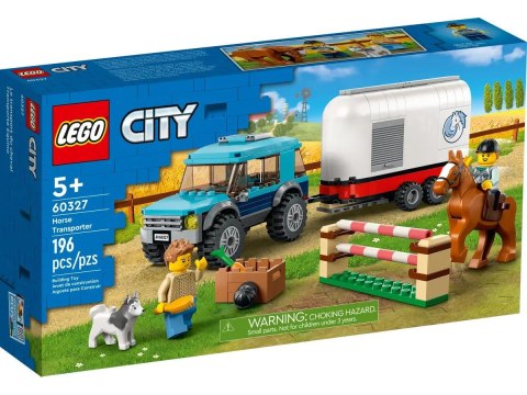 Lego Klocki konstrukcyjne Lego City Przyczepa do przewozu koni (603257)