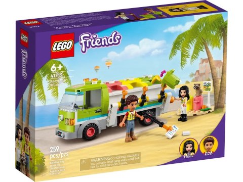 Lego Klocki konstrukcyjne Lego Friends Ciężarówka recyklingowa (41712)