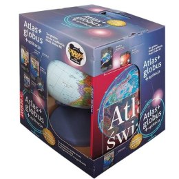 Demart Książeczka edukacyjna Demart Atlas świata z globusem