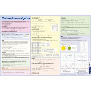 Demart Podkład na biurko Demart Algebra mix gumowany plastik