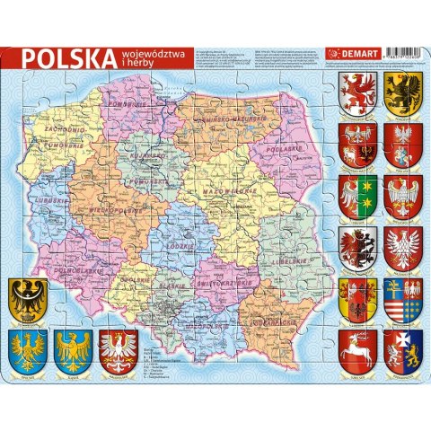 Demart Puzzle Demart Polska administracyjna