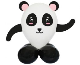 Godan Balon gumowy Godan Zestaw Urocze Zwierzątka - Panda biało-czarny (GZ-UZPA)