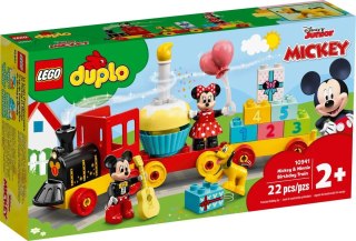 Lego Klocki konstrukcyjne Lego Duplo Urodzinowy pociąg myszek Miki i Minnie (10941)