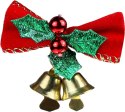 Titanum Ozdoba świąteczna Craft-Fun Series kokardy z dzwonkami Titanum (23BJ0103-2)