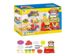 Bigtoys Masa plastyczna dla dzieci Bigtoys burger mix (BPLA9474)