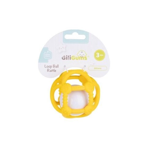 Giligums Grzechotka piłka żółta Giligums (GG50136)