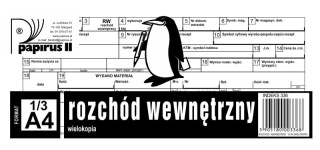 PAPIRUS II DRUK ROZCHÓD WEWNĘTRZNY 1/3 A4