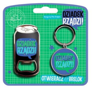 Pan Dragon Zestaw Brelok + otwieracz Dziadek Rządzi