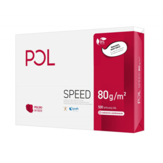 Polspeed papier ksero A4 80g 500 arkuszy.