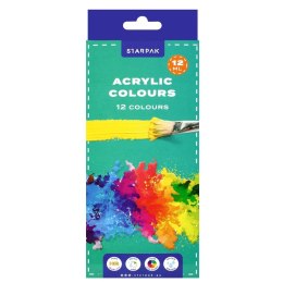 Starpak Farba akrylowa Starpak kolor: mix 12ml (520192)