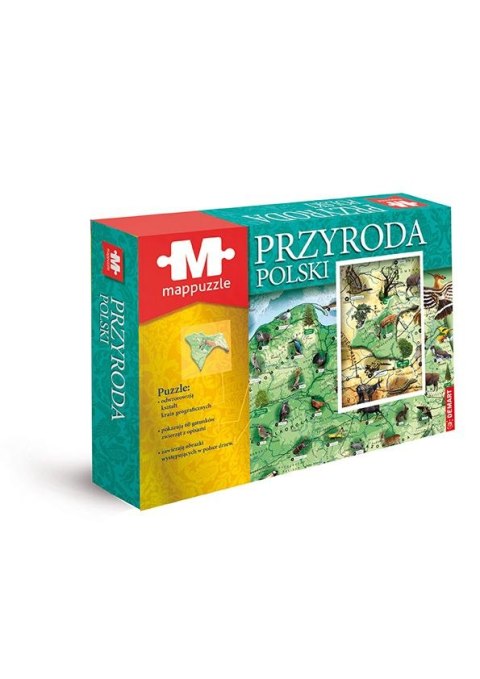 Demart Puzzle Demart MAPPUZZLE PRZYRODA POLSKI