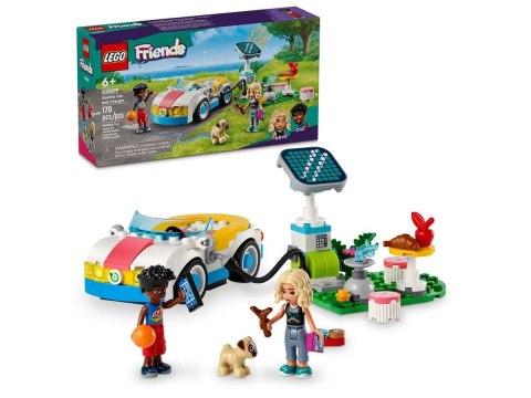 Lego Klocki konstrukcyjne Lego Friends Samochód elektryczny i stacja ładująca (42609)