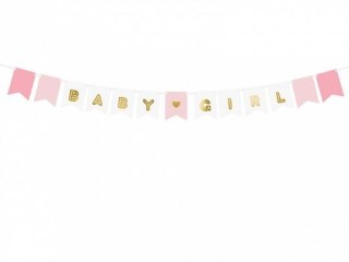 Partydeco Baner Partydeco Baby Girl, mix, 15 x 175 cm (GRL60)