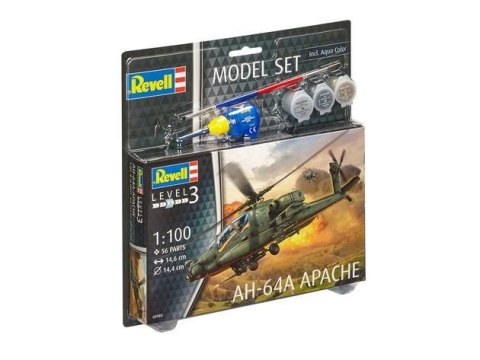 Revell Model do sklejania Revell helikopter AH-64A Apache Model Set (64985)