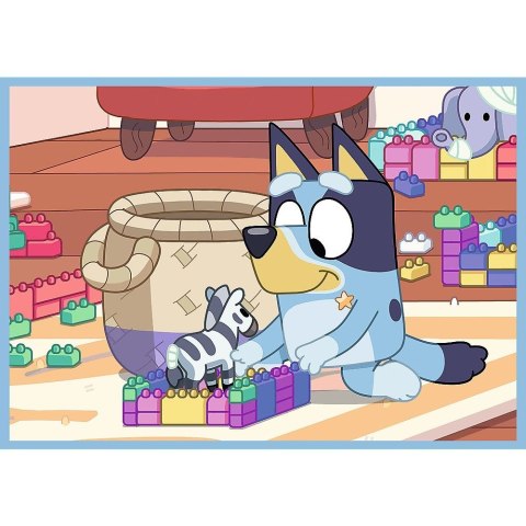 Trefl Puzzle Trefl Bluey Bluey i jego świat 4w1 el. (34637)