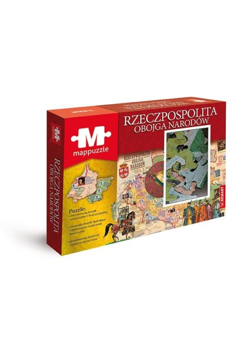 Demart Puzzle Demart MAPPUZZLE MAPA I RZECZYPOSPOLITEJ