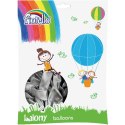 Fiorello Balon gumowy Fiorello srebrny 12cal (170-2503)