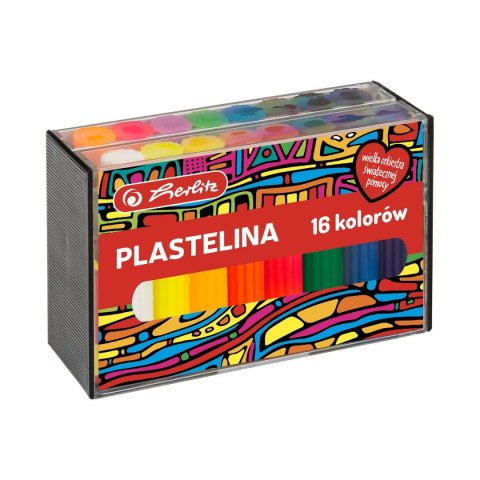 Herlitz Plastelina Herlitz 16 kol. WOŚP mix (9587346)