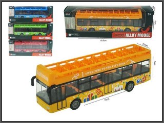 Hipo Autobus Hipo 15cm z napędem 4-kolory (HX147)