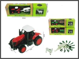 Hipo Traktor z przyczepą 16cm i zwierzakiem Hipo (H13521)