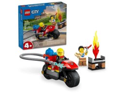 Lego Klocki konstrukcyjne Lego City Strażacki motocykl ratunkowy (60410)