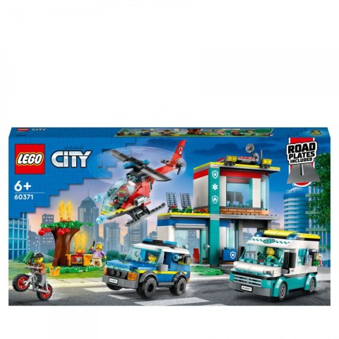 Lego Klocki konstrukcyjne Lego City parking dla pojazdów (60371)