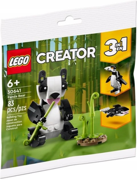 Lego Klocki konstrukcyjne Lego Creator panda 3w1 (30641)