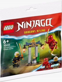 Lego Klocki konstrukcyjne Lego Ninjago Bitwa Kaia i Raptona w świątyni (30650)