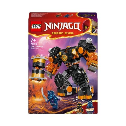 Lego Klocki konstrukcyjne Lego Ninjago Mech żywiołu ziemi Cole'a (71806)