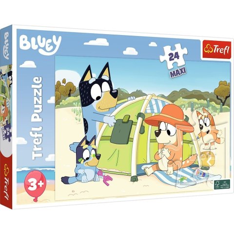 Trefl Puzzle Trefl Bluey Wspaniały dzień Bluey 24 el. (14357)