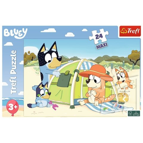 Trefl Puzzle Trefl Bluey Wspaniały dzień Bluey 24 el. (14357)