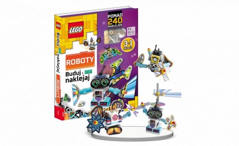 Ameet Książka dla dzieci Ameet Lego® Books Buduj i naklejaj: Roboty (BLW-6602)