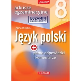 Demart Książeczka edukacyjna Demart TESTY - Ósmoklasisty - Polski