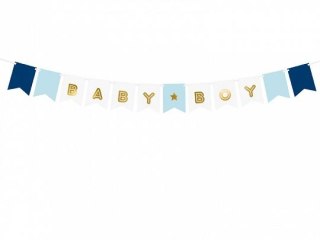 Partydeco Baner Partydeco Baby Boy, mix, 15 x 160 cm (GRL61)